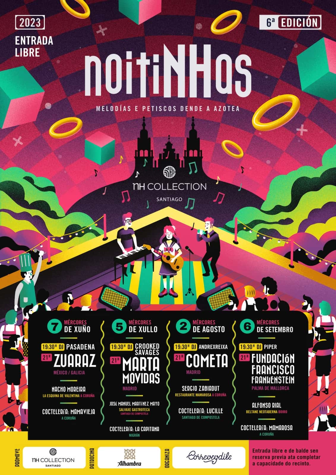 El ciclo NoitiNHas regresa este verano a Santiago