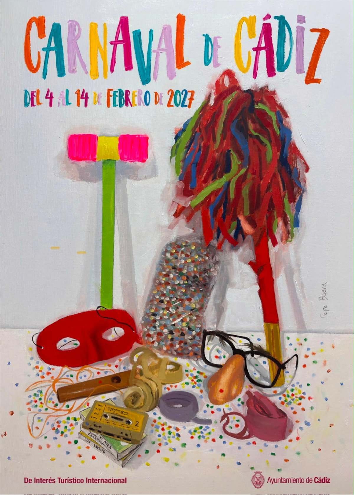 El Carnaval de Cádiz 2027 ya tiene cartel oficial