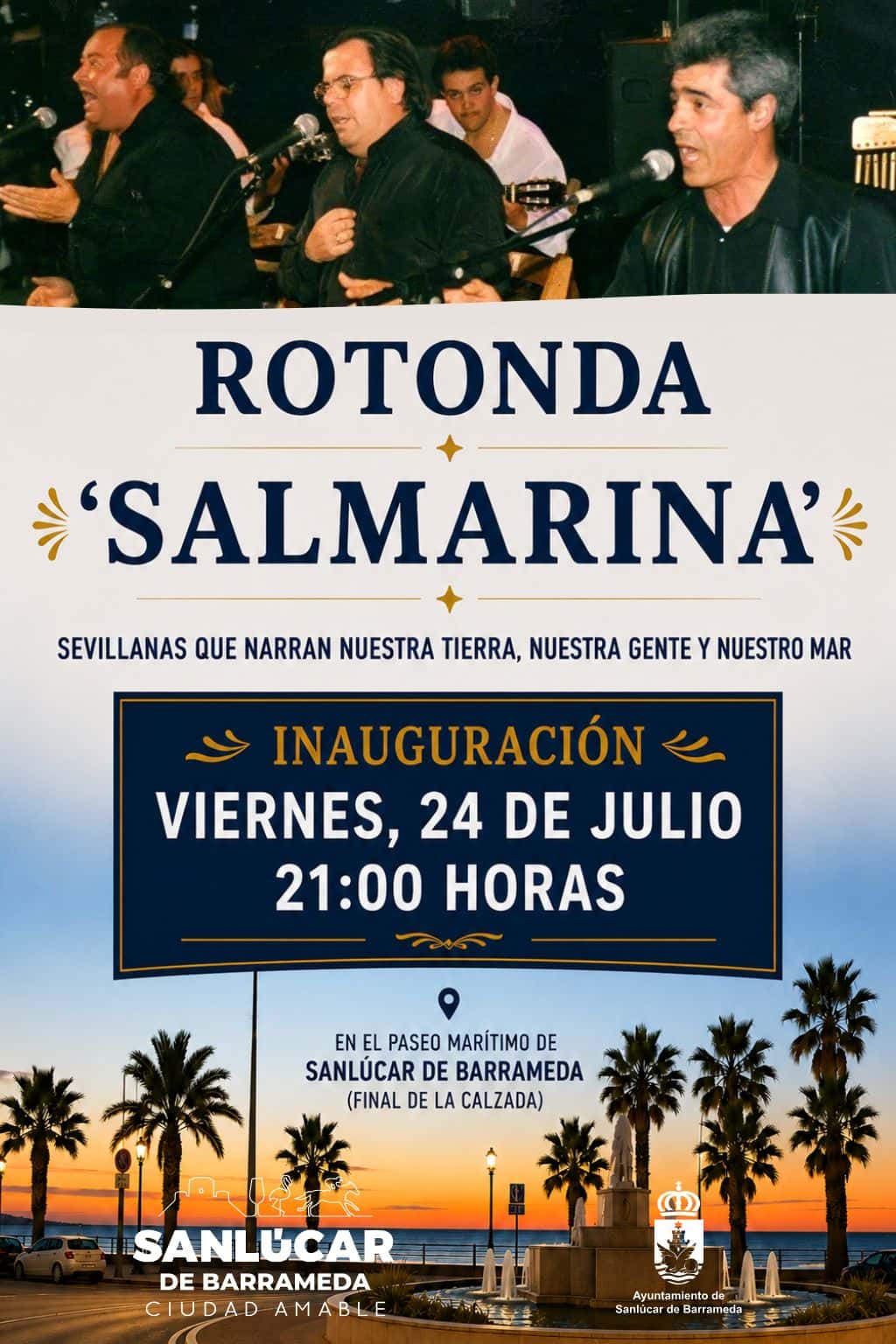 SalMarina ya tiene su propia rotonda en Sanlúcar
