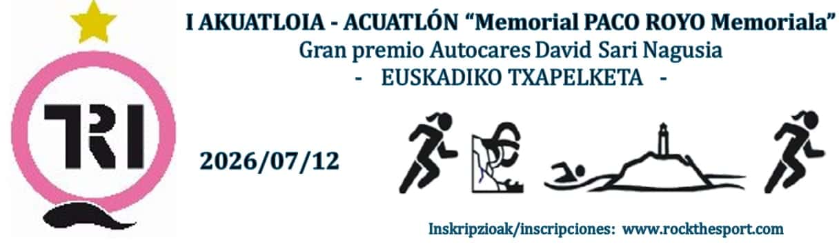 I Acuatlón Donostia - Memorial Paco Royo