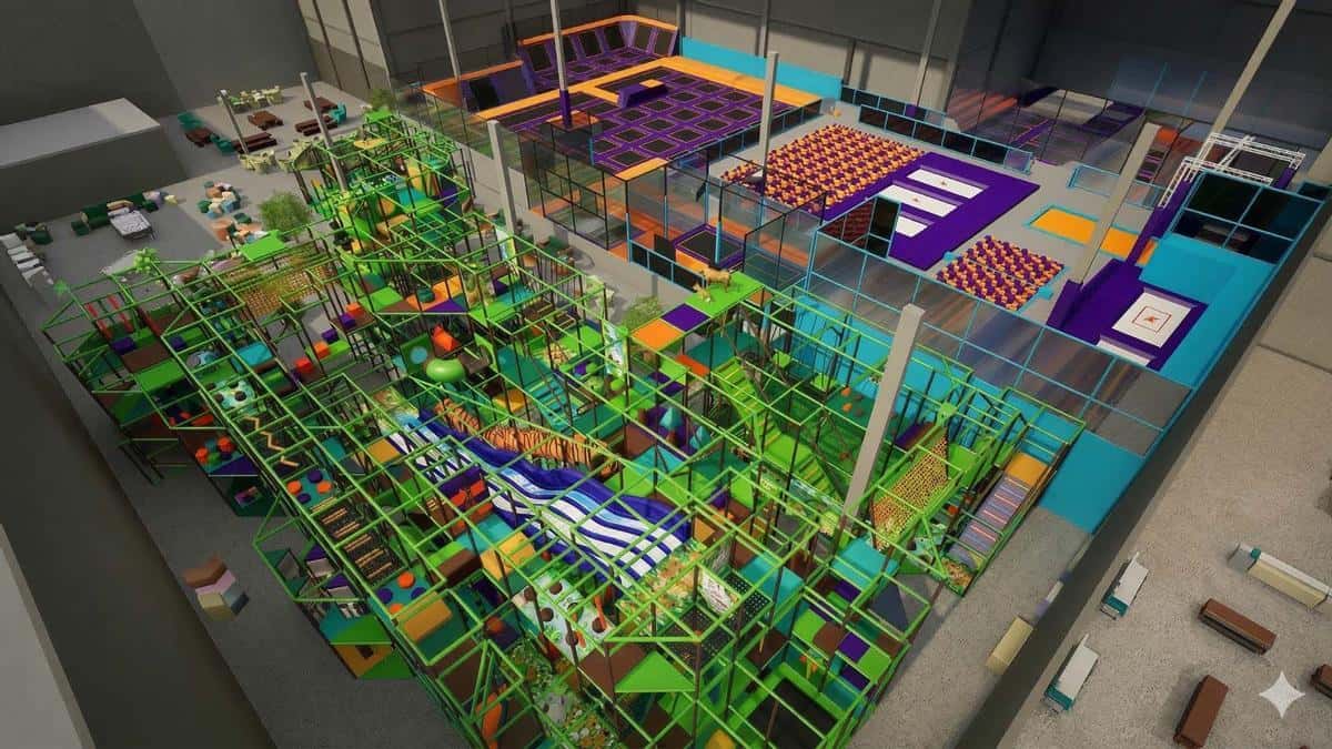 Cumpleaños diferentes en Málaga: parques de saltos