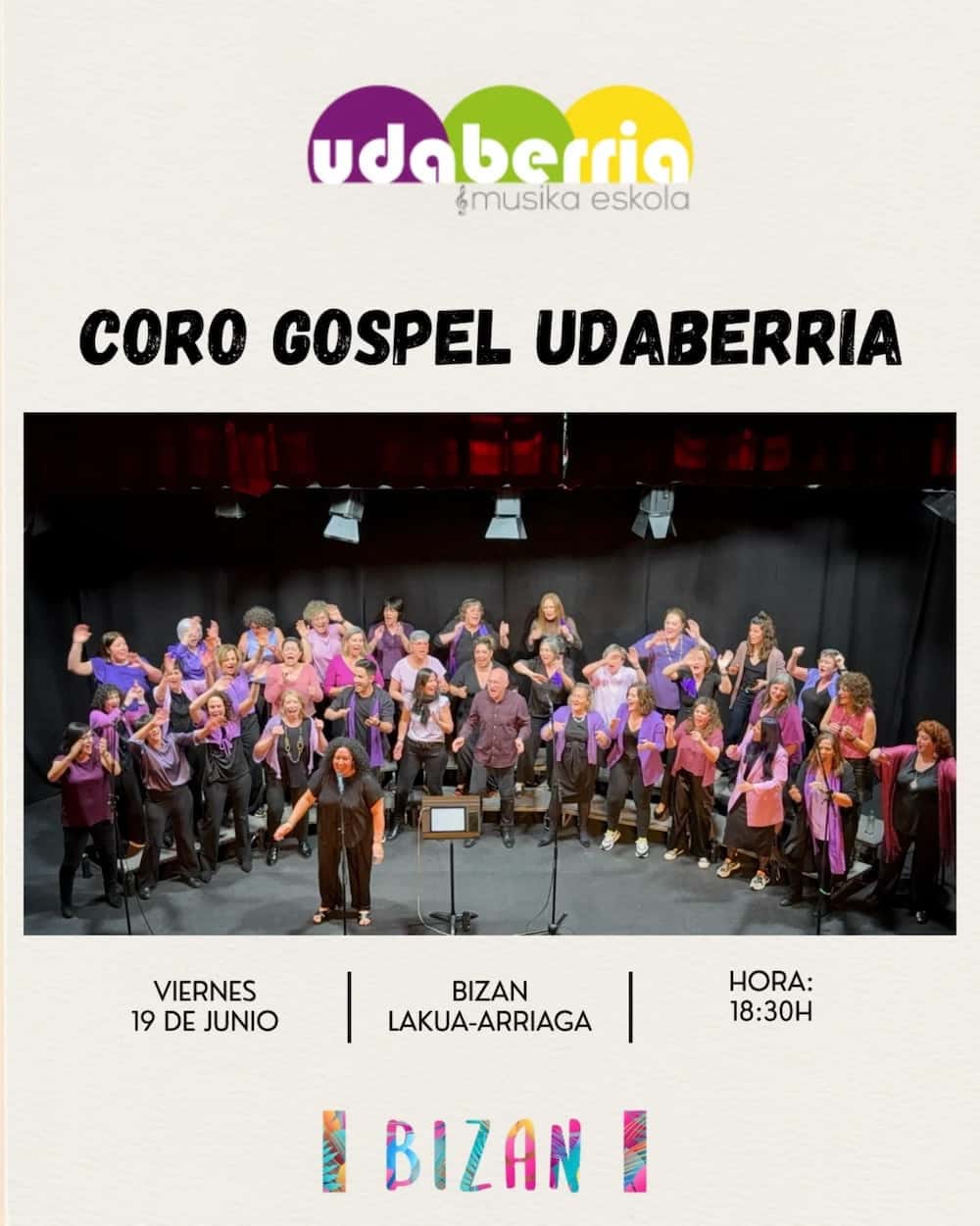 Actuación del Coro Udaberria Gospel