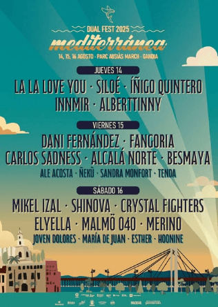 Mediterrània Festival: tres días de música en Gandia