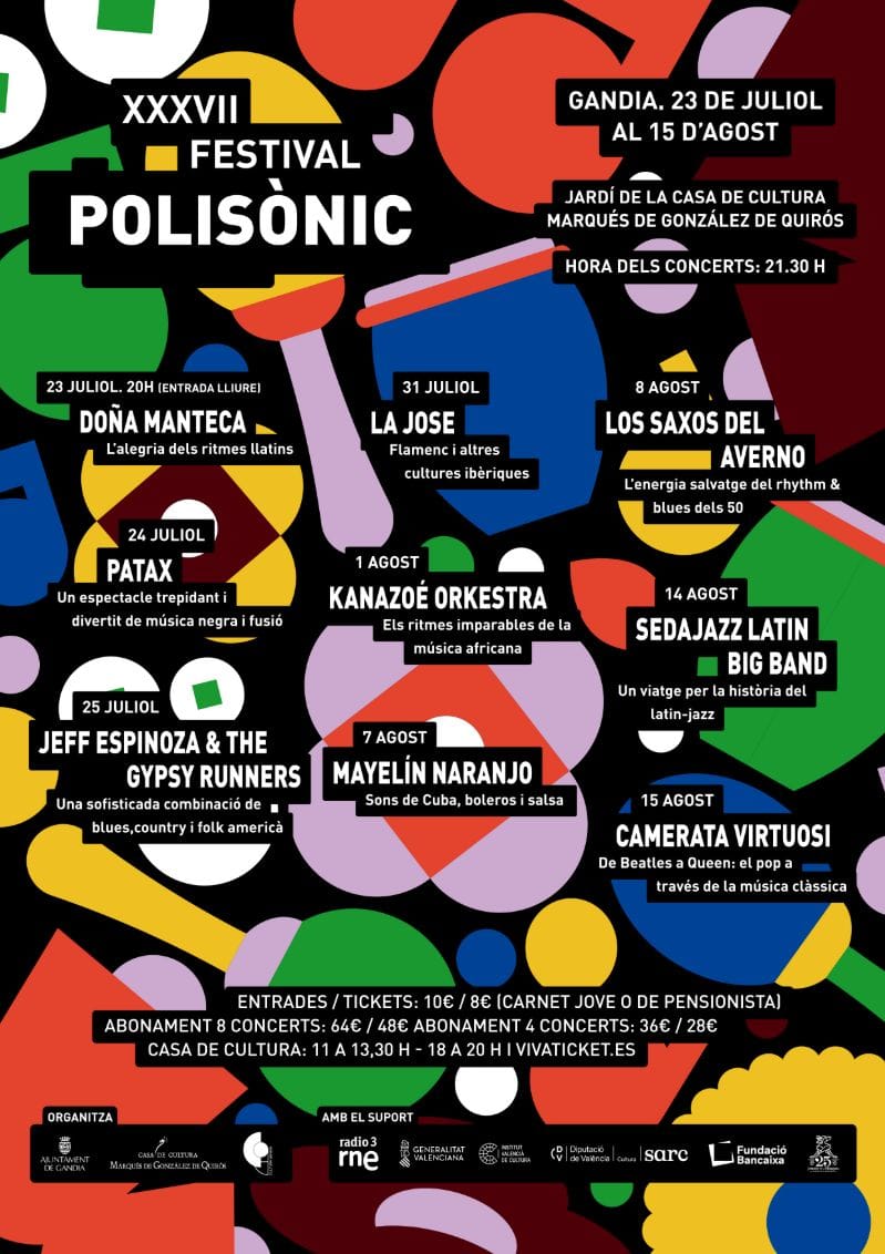 El Festival Polisònic llena el verano de Gandia