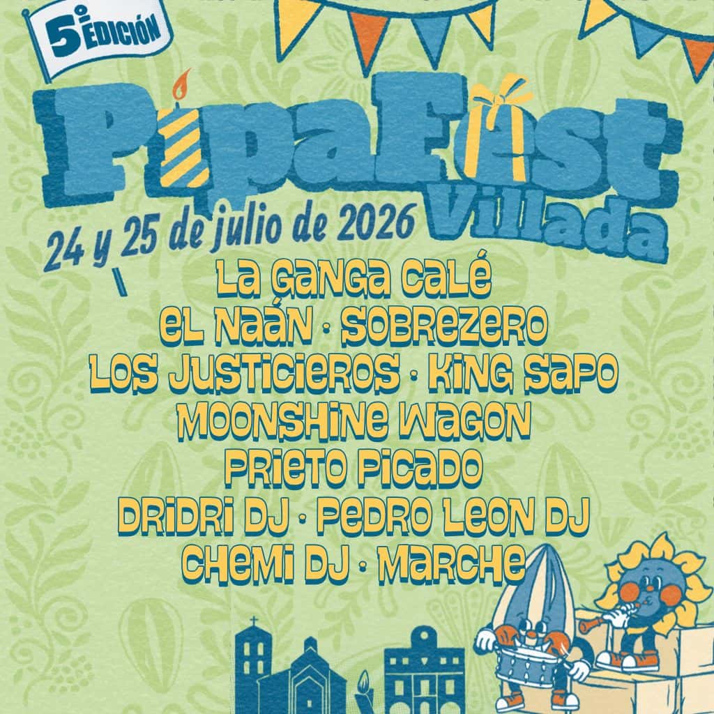 El PipaFest 2026 llena de música y cultura Villada