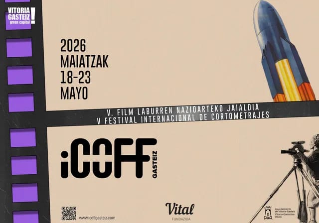 Guía del festival de cortos iCOFF-Gasteiz 2026