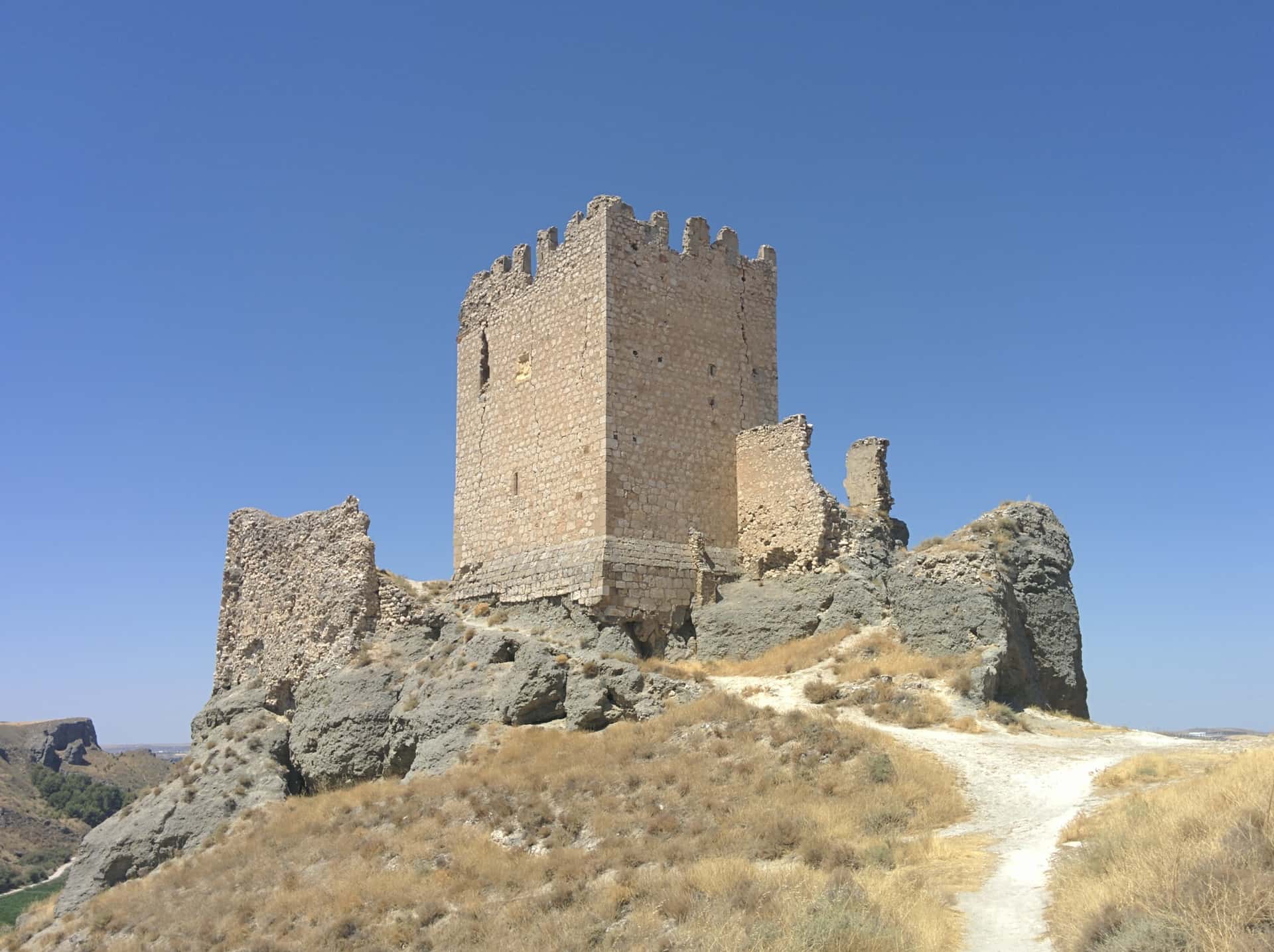 El Castillo de Oreja bajo las estrellas desde Aranjuez