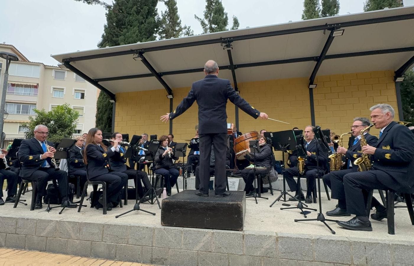 Concierto de música tradicional en el Parque de España