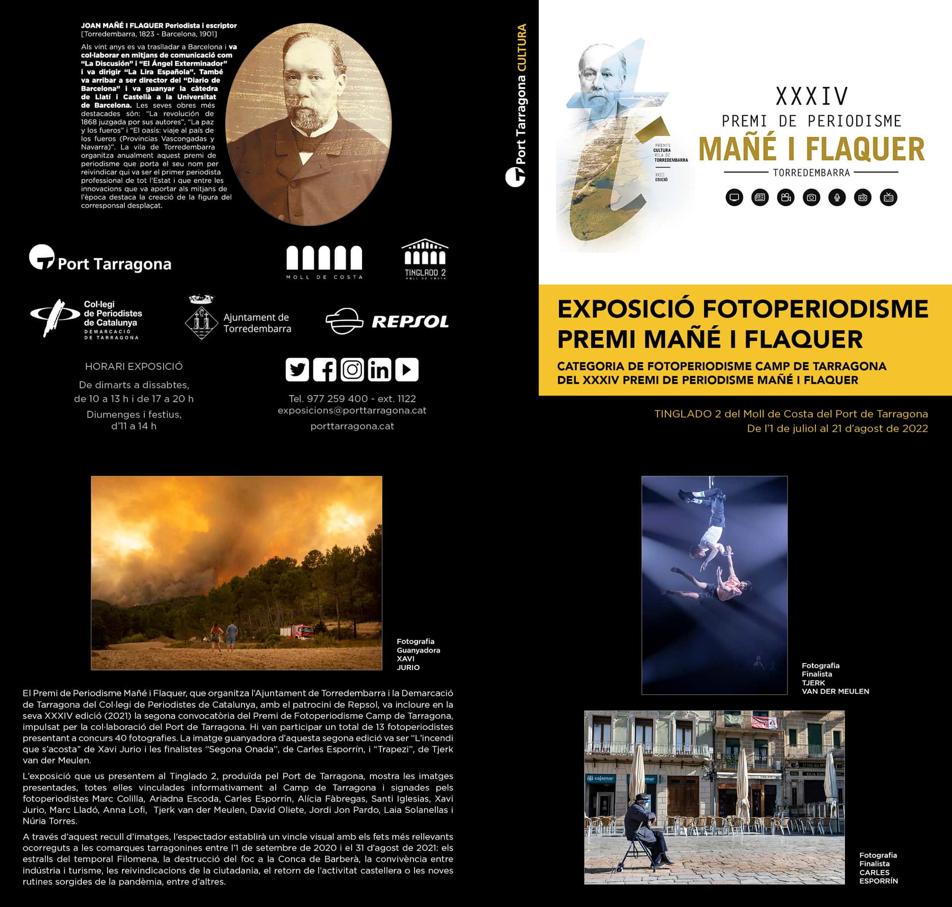 Inauguració de l'exposició 'Fotoperiodisme Premi Mañé i Flaquer'