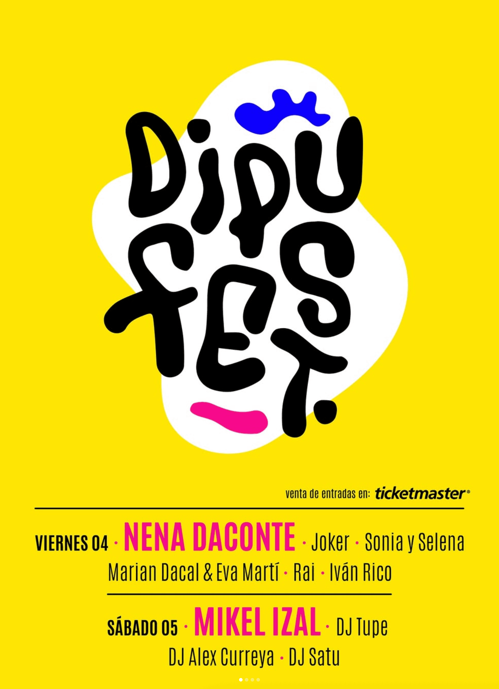 El Dipufest llena de música y fútbol el parque de Fraga