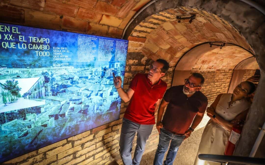 El refugio antiaéreo de Elda abre en septiembre