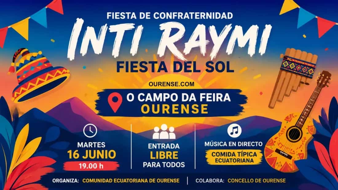 El Inti Raymi llega por primera vez a Ourense