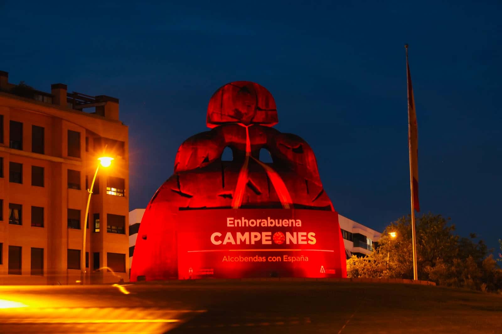 Alcobendas se viste de fiesta tras la victoria en el Mundial