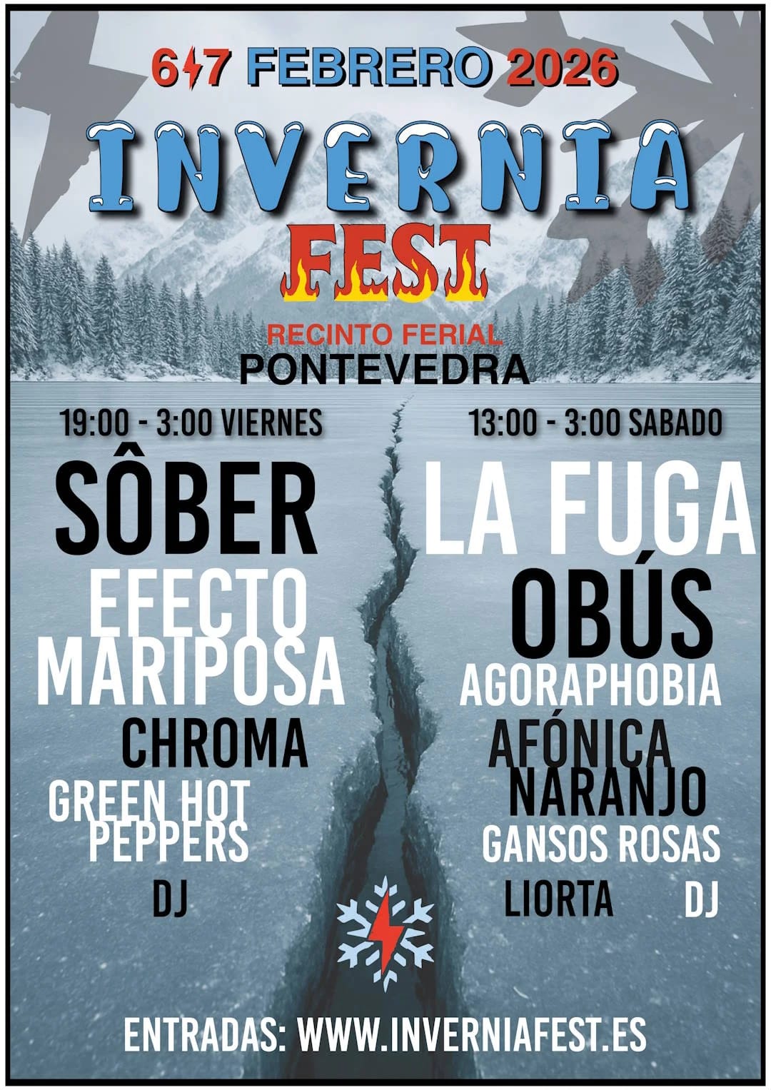 Invernia Fest: Gómez Noya y Fernández estrenan el festival de rock