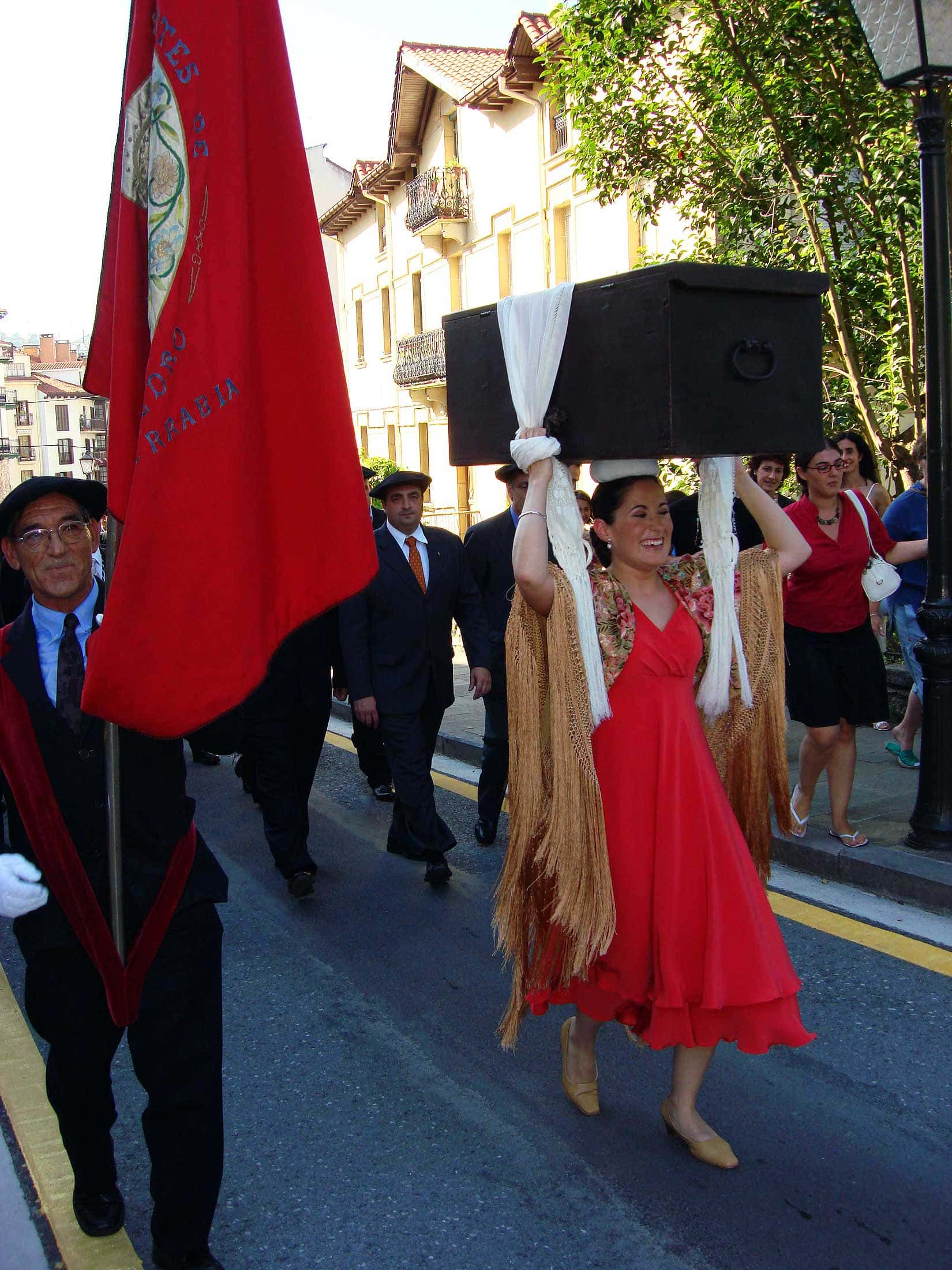 El día de Santiago y la Kutxa Entrega en Hondarribia