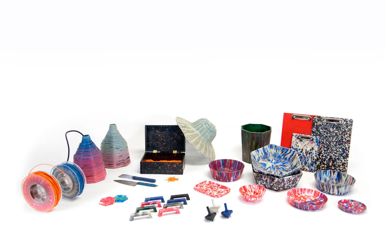 Taller de Precious Plastic en Aztarna Beltza Festival