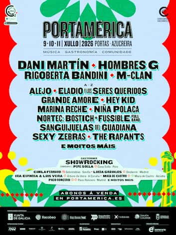 ShowRocking PortAmérica 2026: 18 estrellas Michelin en Portas