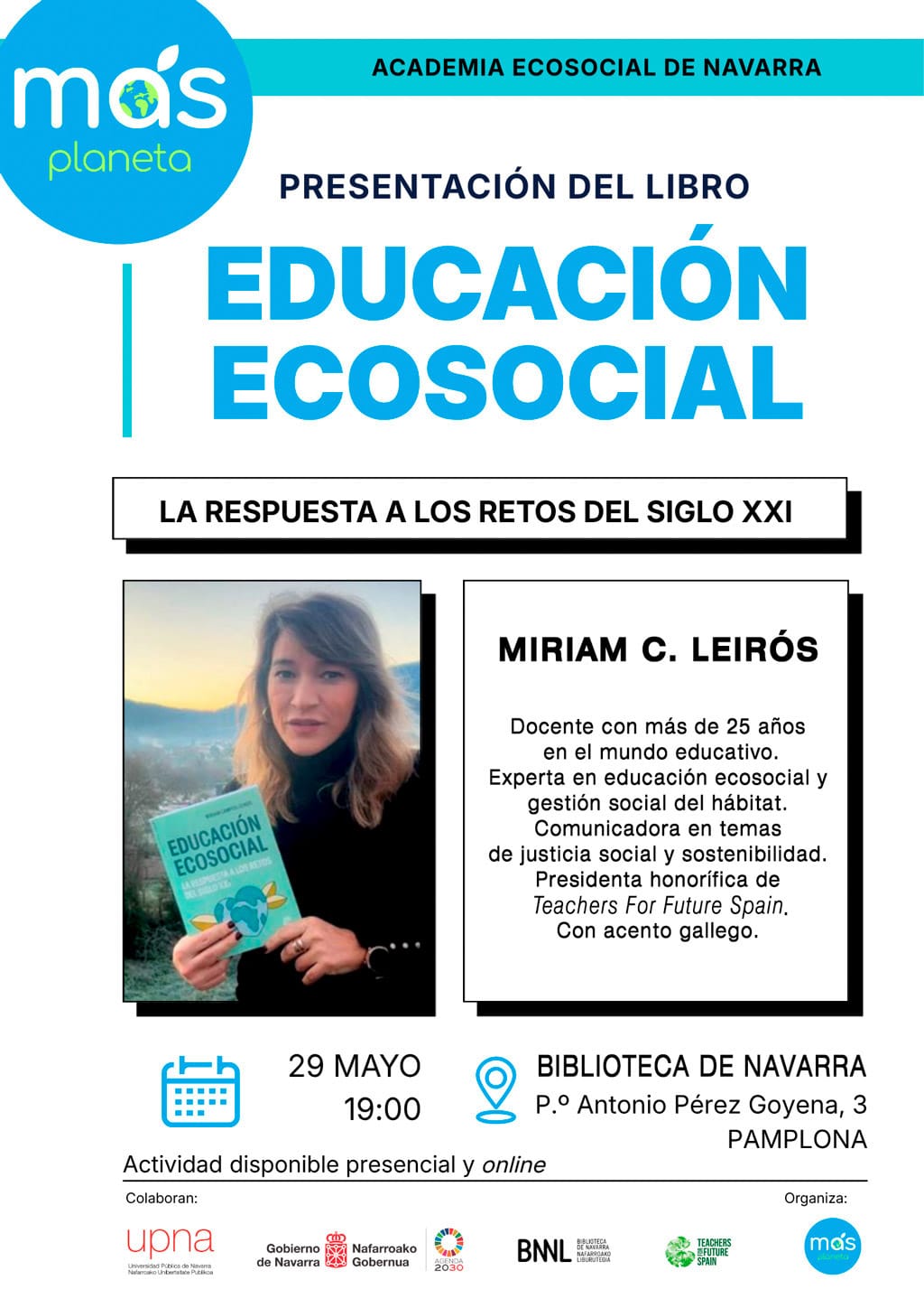 Presentaci贸n del libro 'Educaci贸n ecosocial. La respuesta a los retos del siglo XXI'