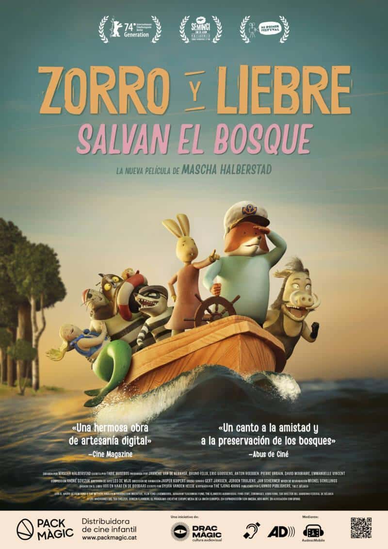 Zorro y Liebre salvan el bosque - Ciclo Pequeños cinéfilos: Todos somos naturaleza