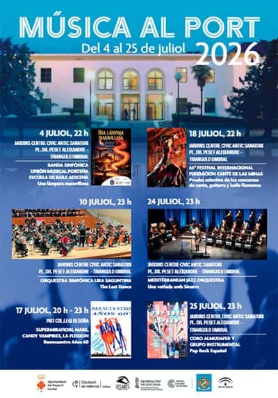 Música al Port 2026: el cierre del festival en Sagunto