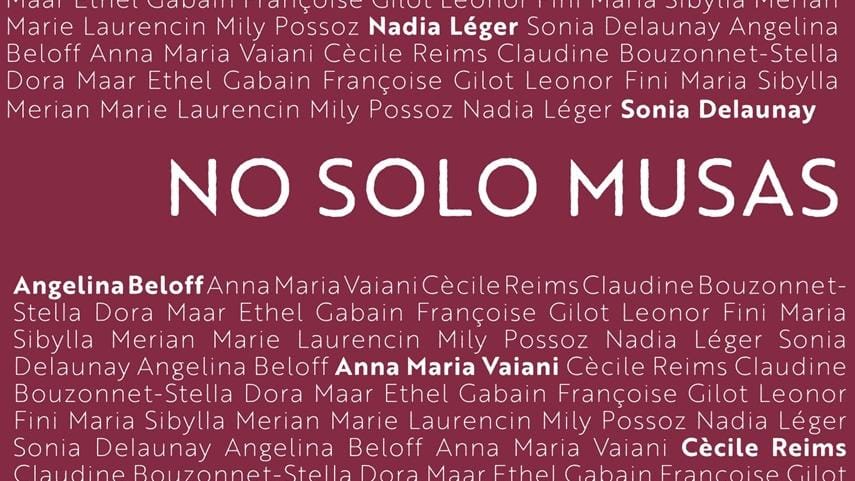 Guía de la exposición No solo musas en la Sala La Pasión