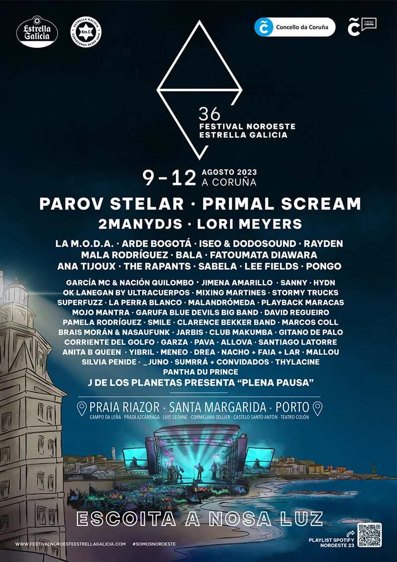 Guía de festivales y conciertos en A Coruña verano 2026