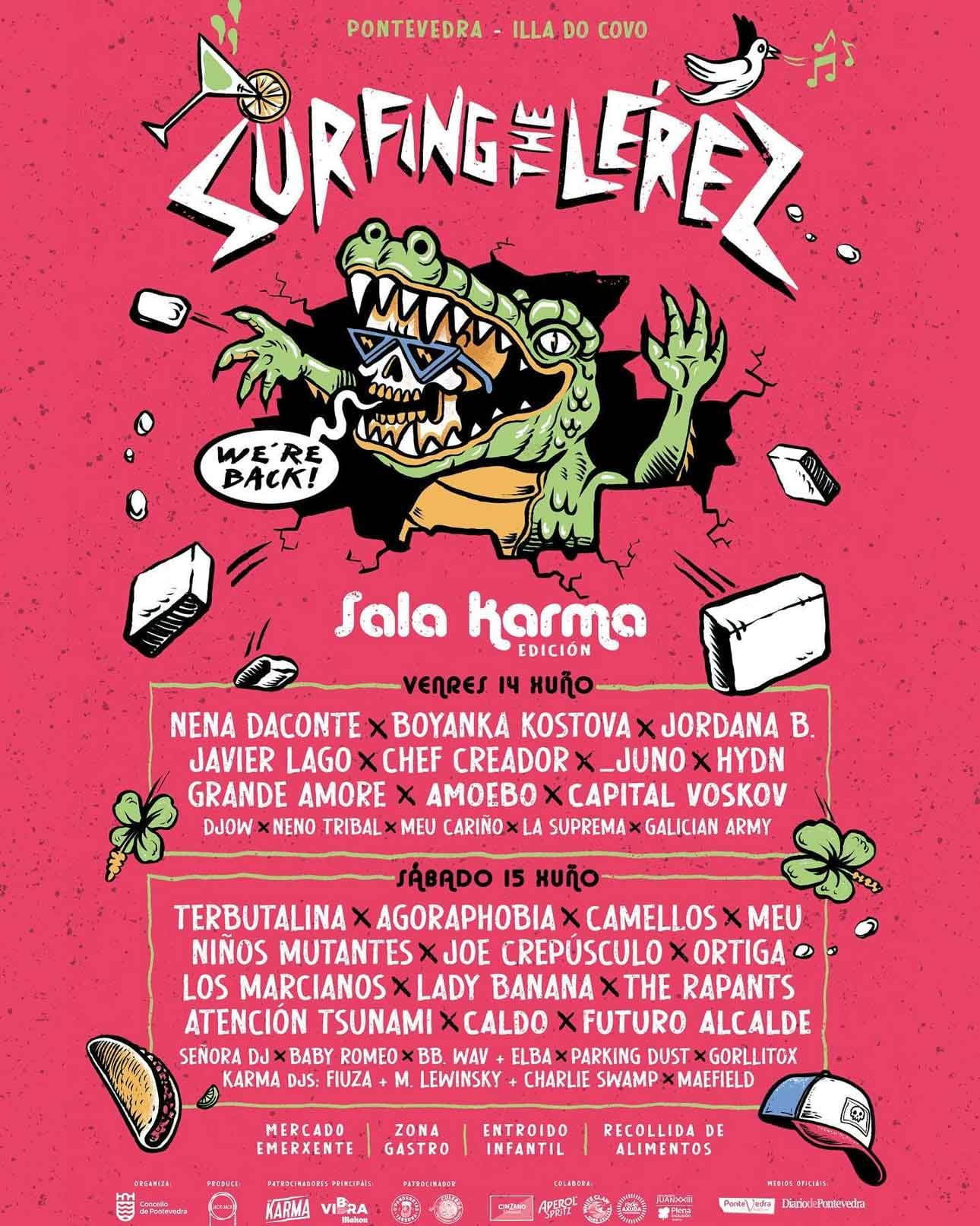 Primeros confirmados para el Surfing the Lérez 2026