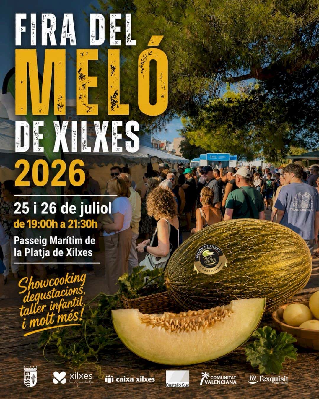 XII Fira del Meló de Xilxes: degustaciones y chefs