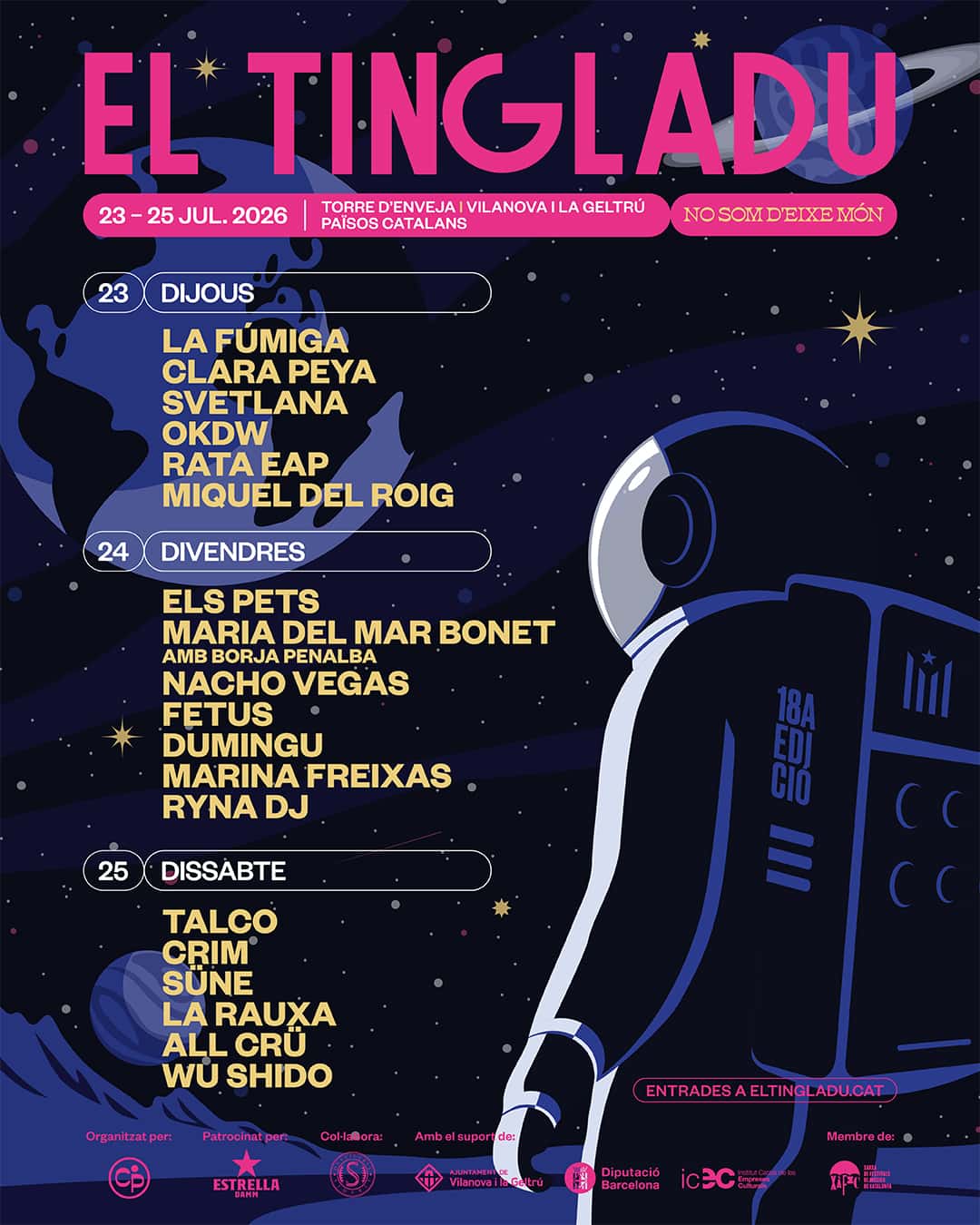 El Tingladu 2026: música y cultura en Vilanova