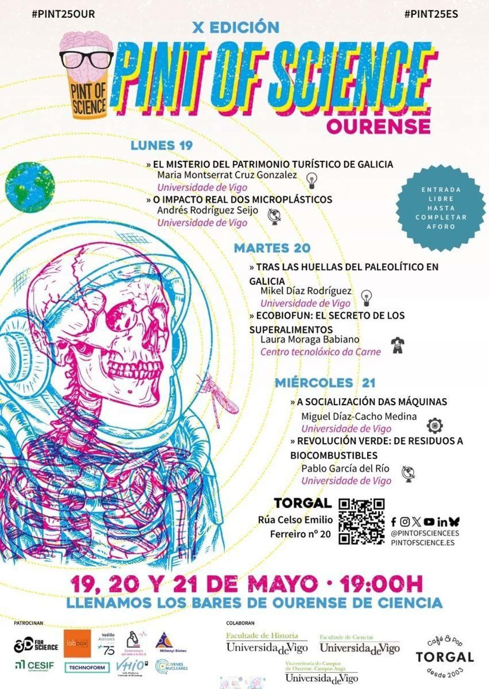 Ciencia y cañas en los bares de Ourense y Viana do Bolo