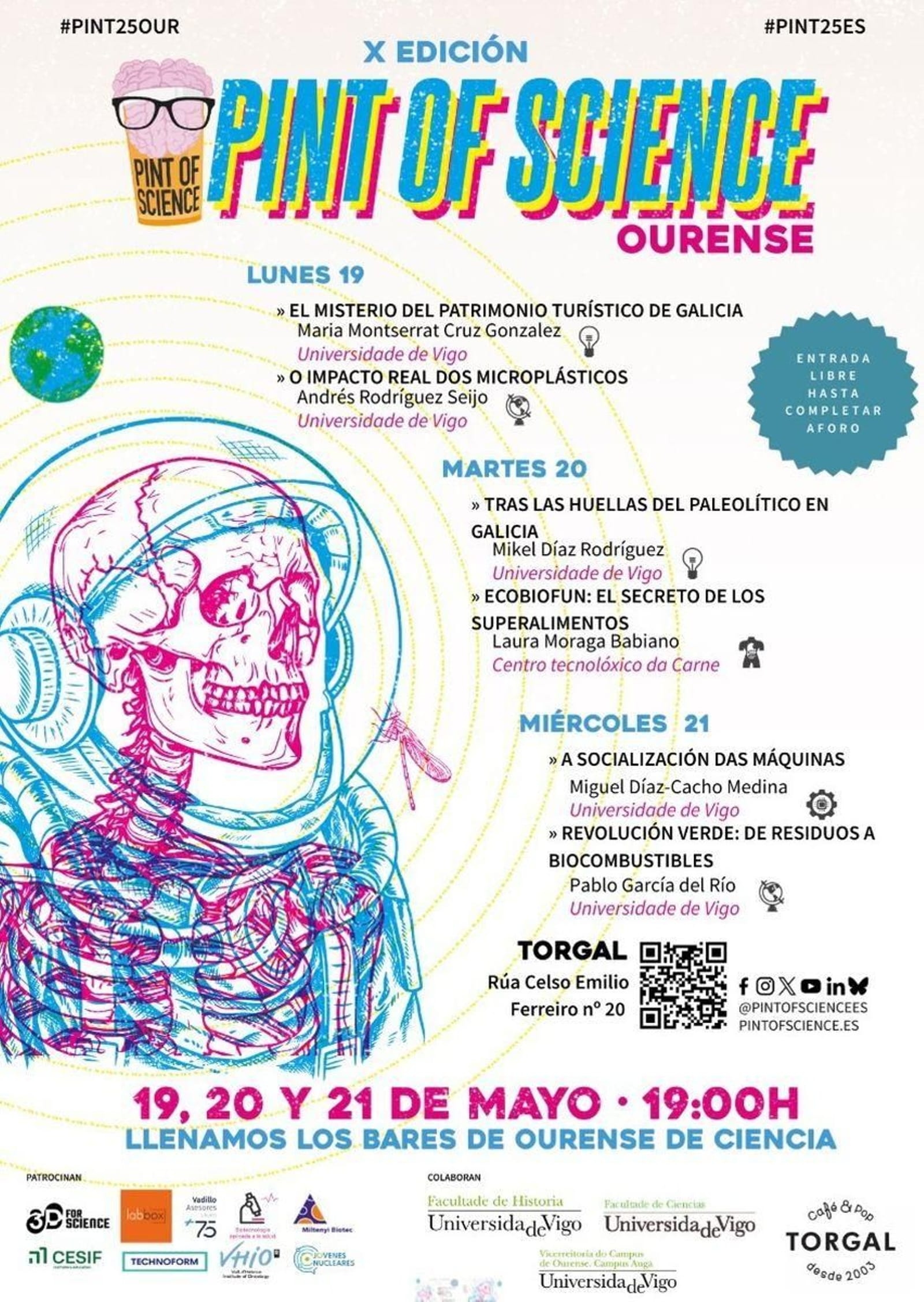 Ciencia y cañas en los bares de Ourense y Viana do Bolo