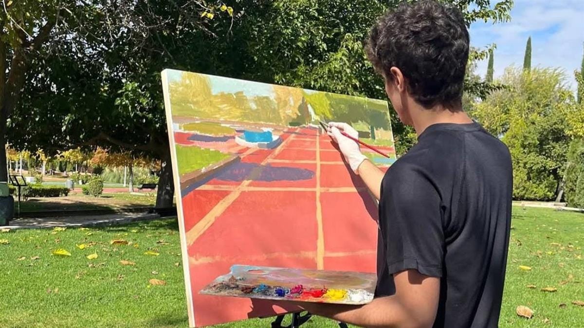 El arte sale a las calles de Pinto en su certamen de pintura