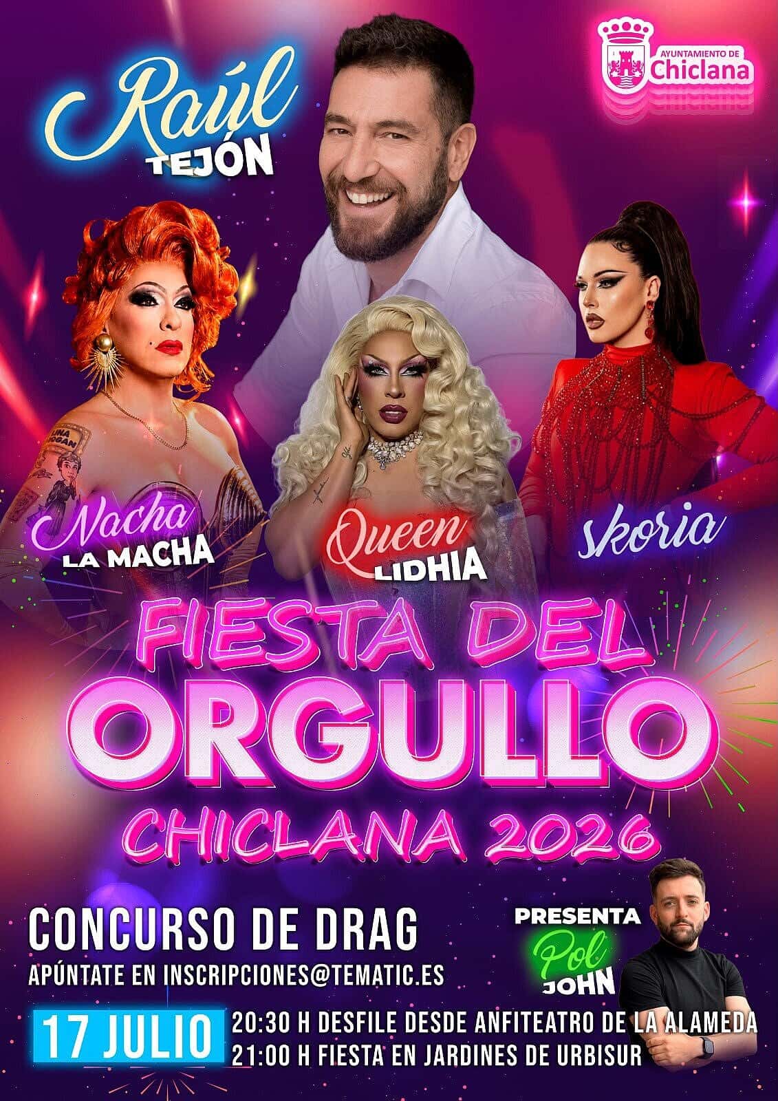 La Fiesta del Orgullo llega a Chiclana este viernes