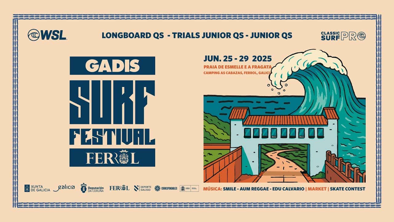 Surf en Ferrolterra: Escuelas y el Gadis Festival 2026