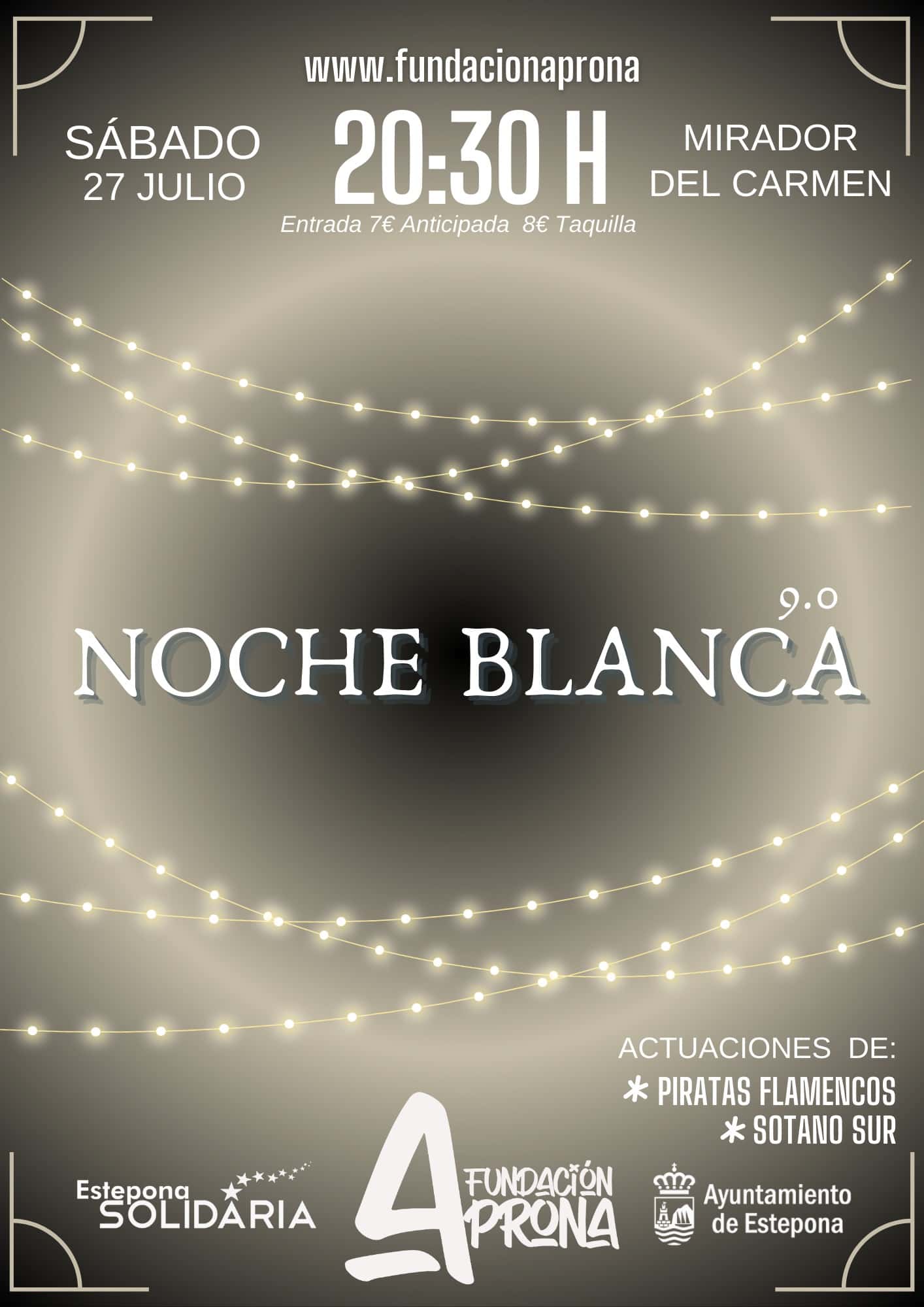 La Noche Blanca de Aprona vuelve al Mirador del Carmen