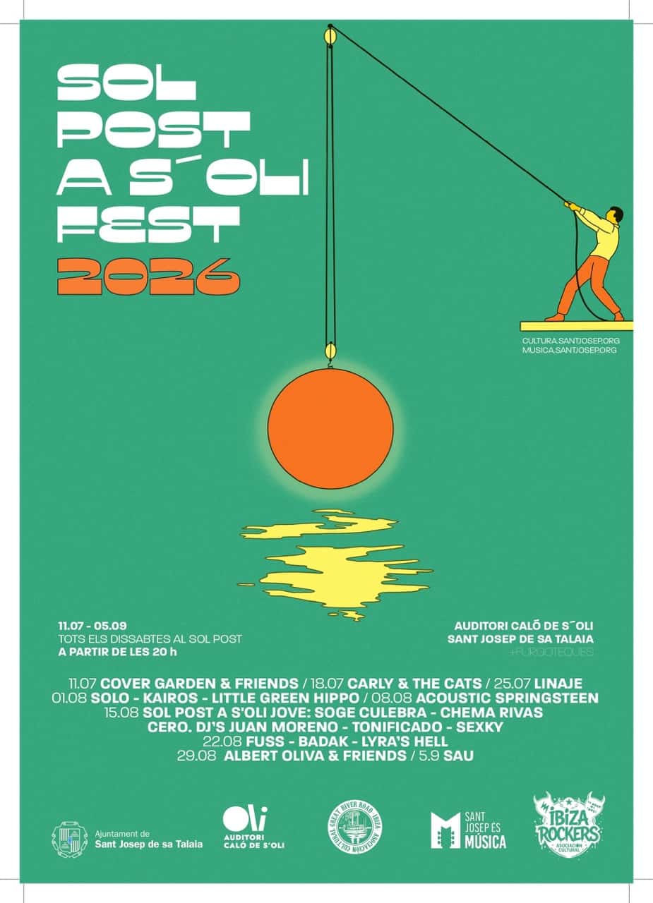 Sol Post a s'Oli Fest: música gratis frente al mar