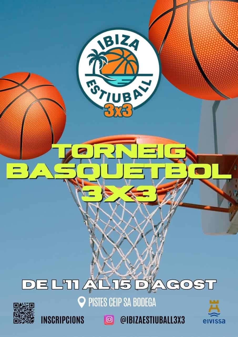 El torneo Ibiza Estiuball 3x3 llena de baloncesto el verano