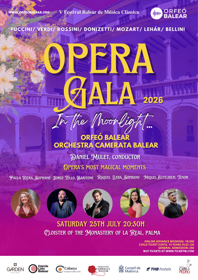 Gala de ópera: Música a la luz de la luna