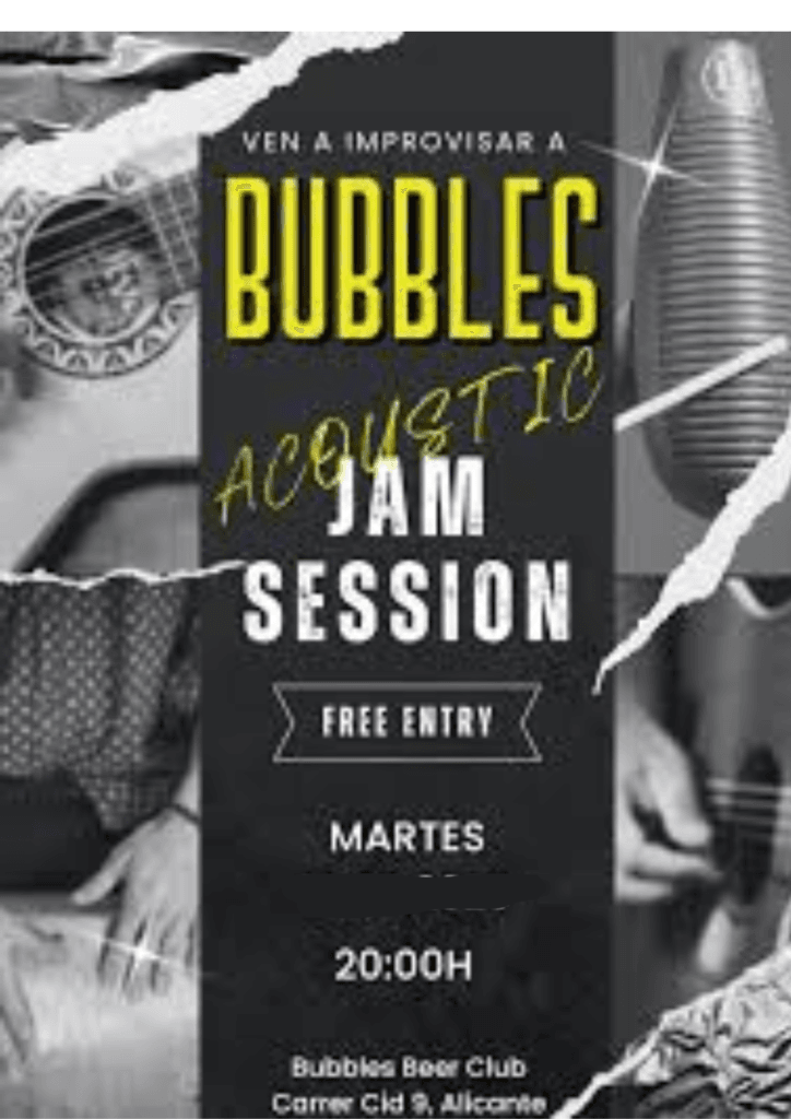 Jam session en Bubbles Beer Club