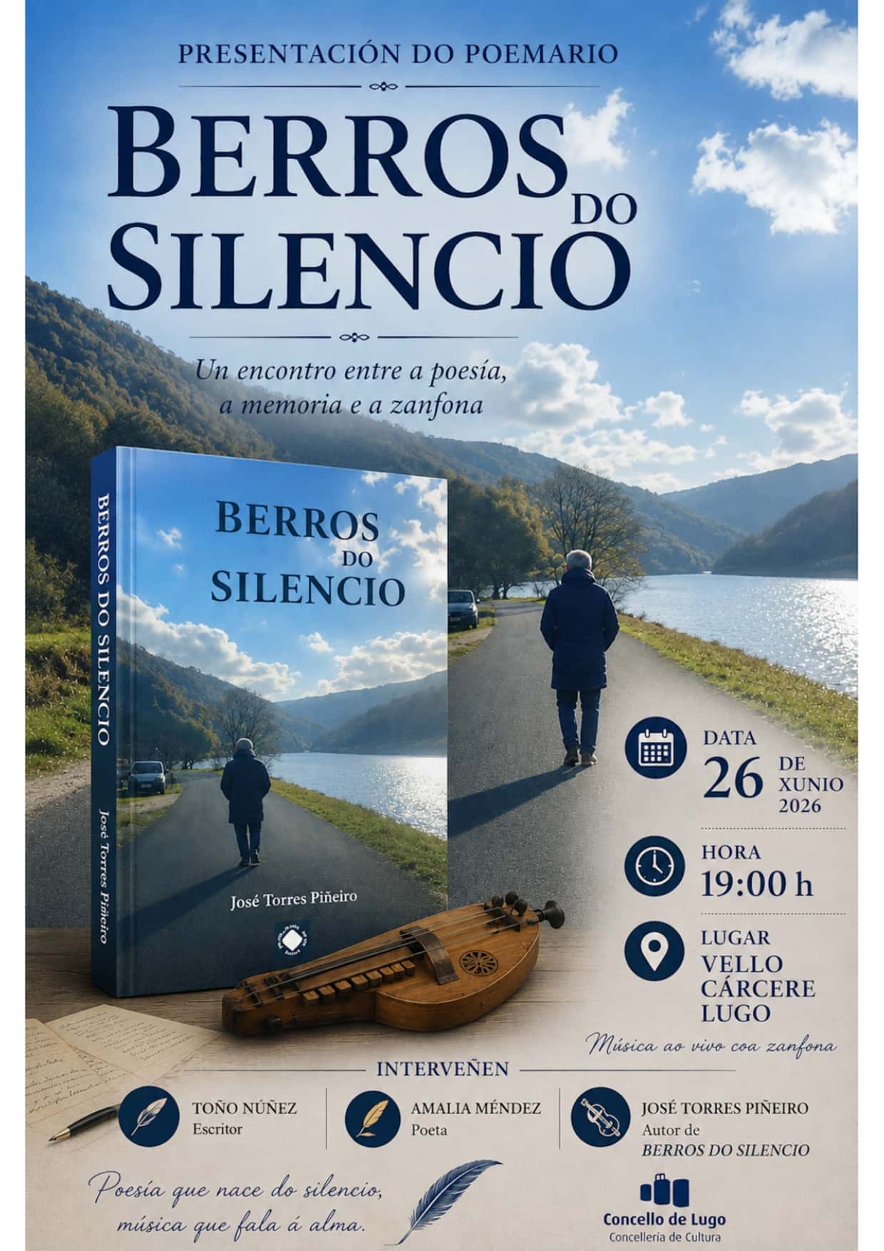Presentaci贸n del poemario Berros do silencio
