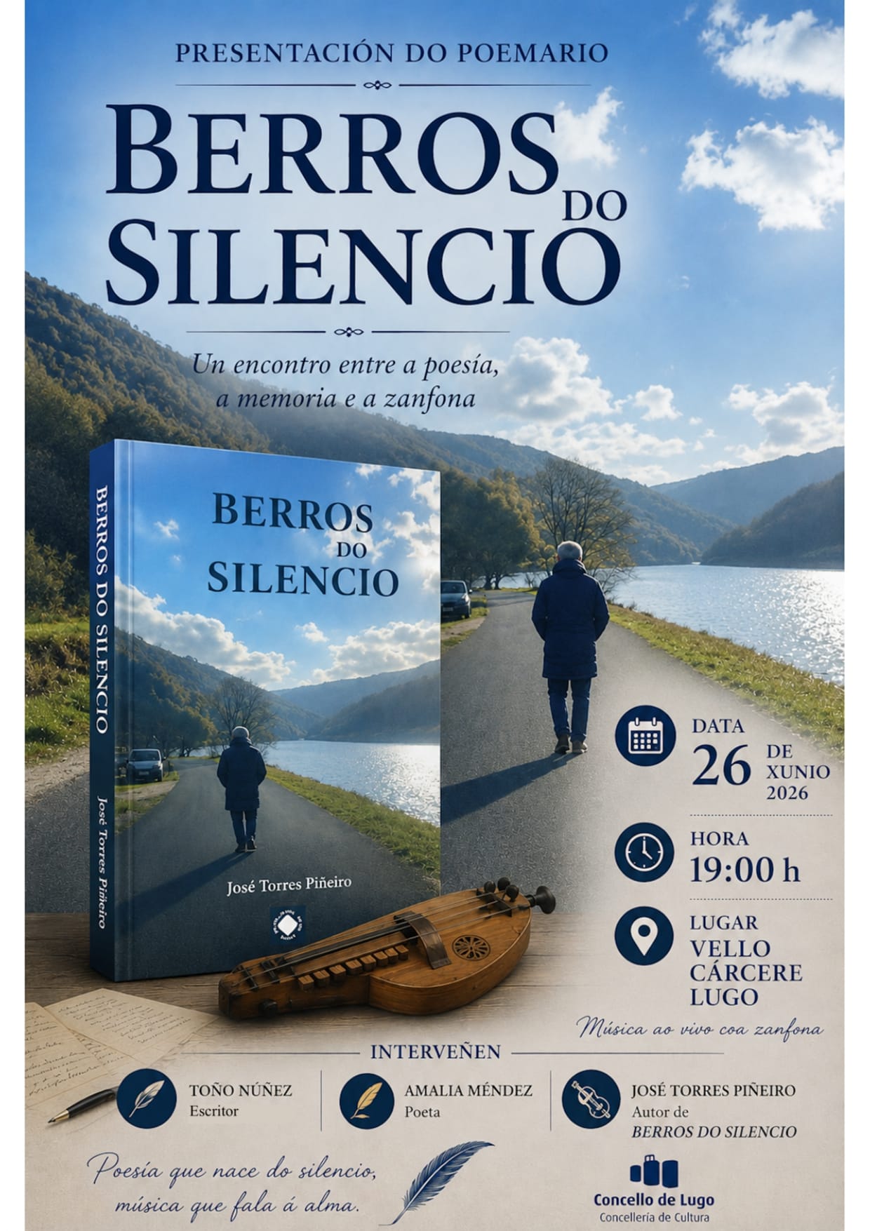 Presentación del poemario Berros do silencio