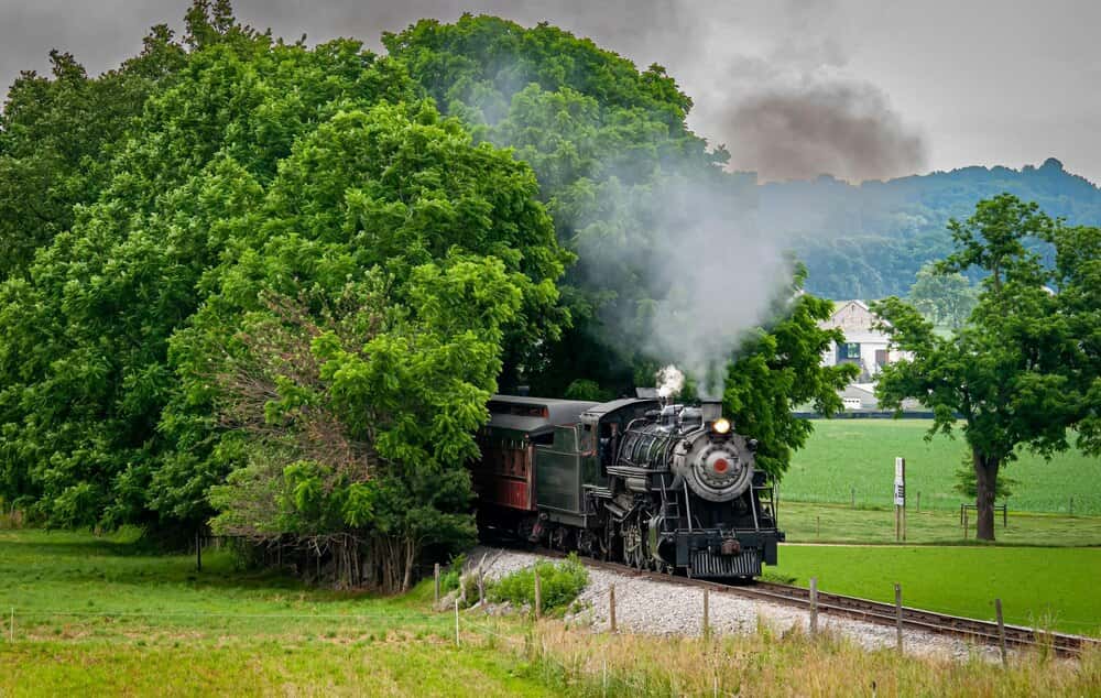 El Tren de Arganda: vapor junto al río Jarama
