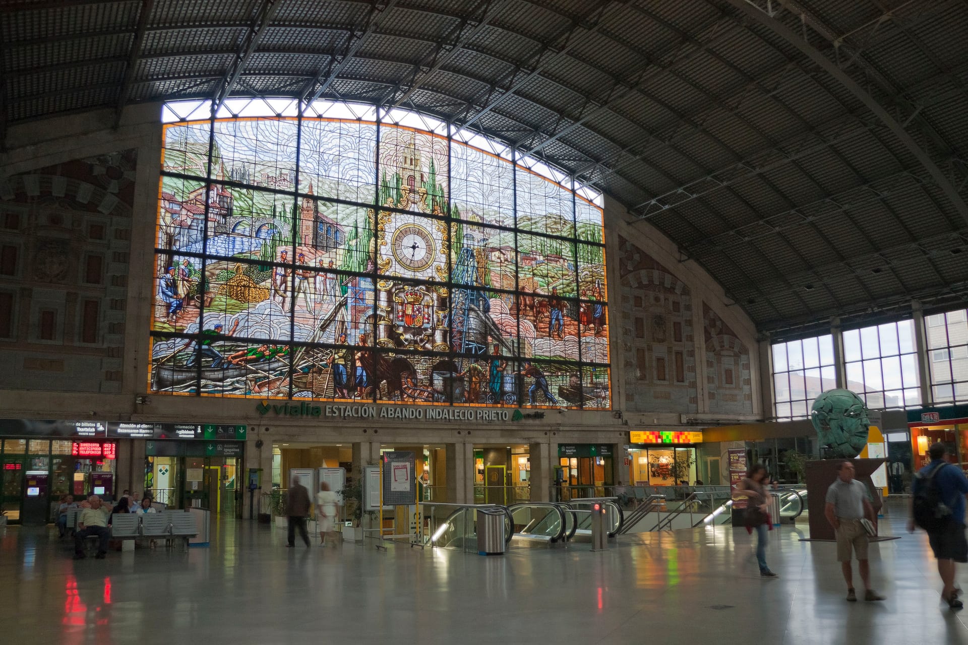 Exposición 30 años de historia de Metro Bilbao