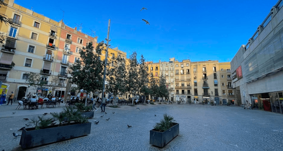 Dinamització a la plaça Salvador Seguí